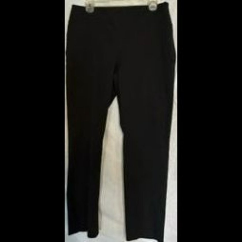 Talbot Black Hollywood side zip slacks, size 10